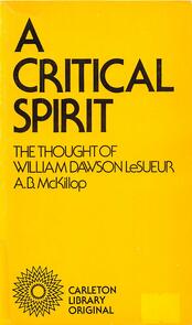 A Critical Spirit