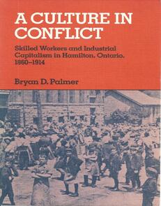 A Culture in Conflict