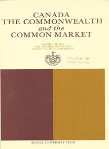 Canada, the Commonwealth and the Common Market