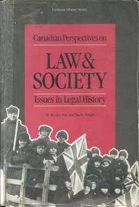 Canadian Perspectives on Law and Society