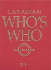 Canadian Who's Who 2010