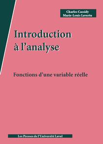 Introduction à l’analyse. Fonctions d'une variable réelle