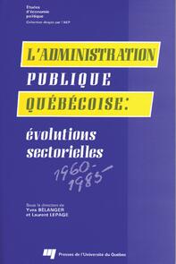 L'administration publique québécoise