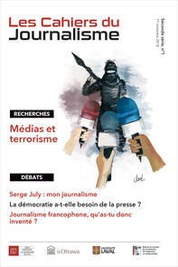 Les Cahiers du Journalisme, V.2, NO1