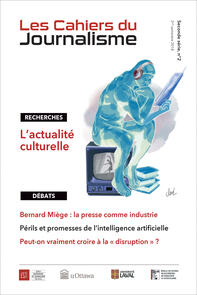 Les Cahiers du Journalisme, V.2, NO2