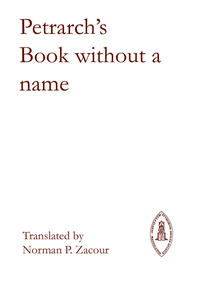 Petrarch's Book Without a Name