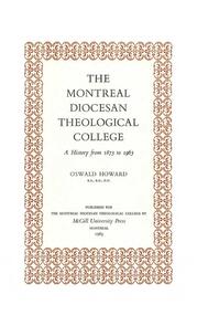 The Montreal Diocesan Theological College